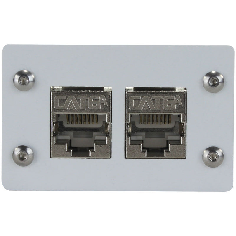 FSR Double-Height CAT6a Shielded Connector Insert (White)