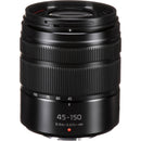 Panasonic Lumix G100D Mirrorless Camera with 12-32mm f/3.5-5.6 and 45-150mm f/4-5.6 Lenses and Content Creation Kit (Black)