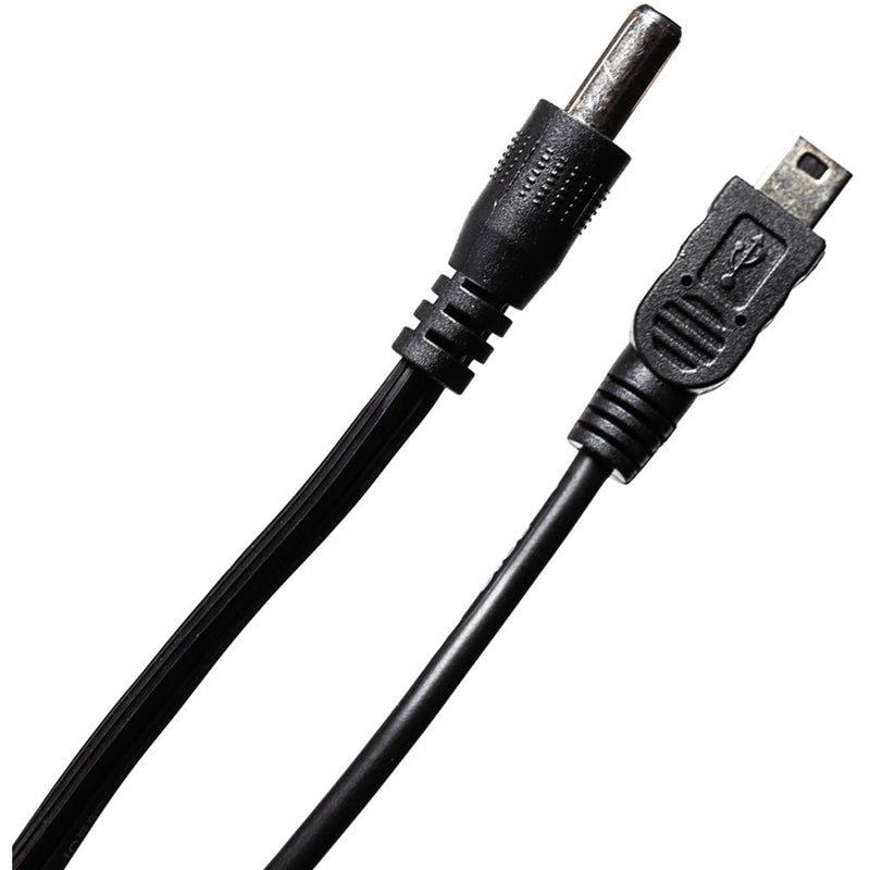 IndiPRO Tools 2.5mm DC Barrel to Mini USB 5 VDC Power Regulated Cable (24")