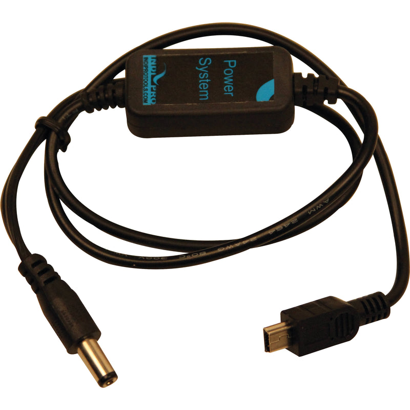 IndiPRO Tools 2.5mm DC Barrel to Mini USB 5 VDC Power Regulated Cable (24")