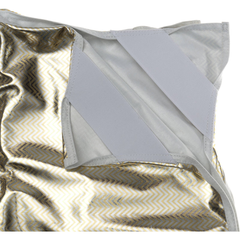 Chimera Fabric for 48 x 72" Panel Frame (Silver & Gold Zebra)