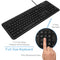 Macally Full Size 112 Key USB Keyboard for PC