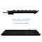 Macally Full Size 112 Key USB Keyboard for PC