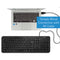 Macally Full Size 112 Key USB Keyboard for PC