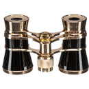 LaScala Optics 3x25 Aida Opera Glasses (Black & Gold)