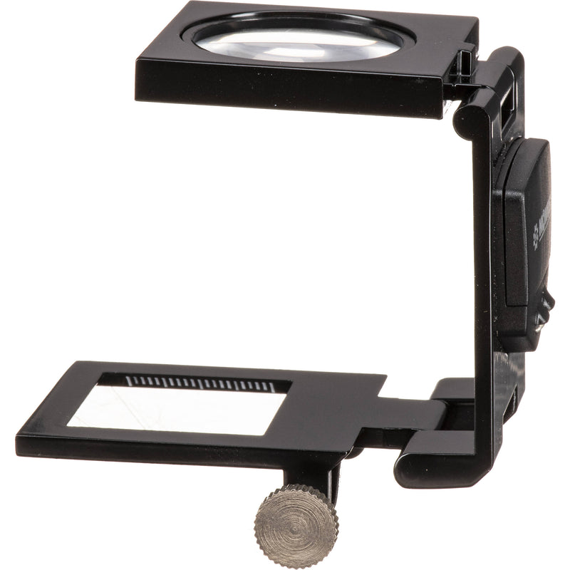 Konus 3055 12x Spring Silver Linen Tester - Silver Body