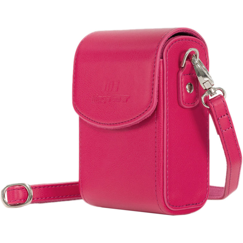 MegaGear PU Leather Camera Case for Canon PowerShot SX740 HS, SX730 HS (Hot Pink)