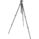 SLIK Pro AL-323BH4 Tripod with SBH-400 Triple Action Ball Head (Matte Black)