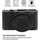 Amzer Soft Silicone Protective Case for Sony RX100 III, IV, V (Black)