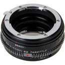 FotodioX Vizelex Cine ND Throttle Lens Mount Adapter for Nikon F-Mount, G-Type Lens to FUJIFILM X-Mount Camera
