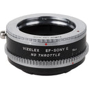 FotodioX Vizelex Cine ND Throttle Lens Mount Double Adapter Kit for Olympus OM-Mount Lens to Sony E-Mount Camera