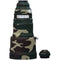 LensCoat Lens Cover for Fuji XF 200mm f/2 R LM OIS WR Lens with XF 1.4x TC f/2 WR Teleconverter Kit (Forest Green Camo)