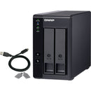 QNAP 16TB 2-Bay USB 3.2 Gen 2 RAID Array Kit (2 x 8TB)