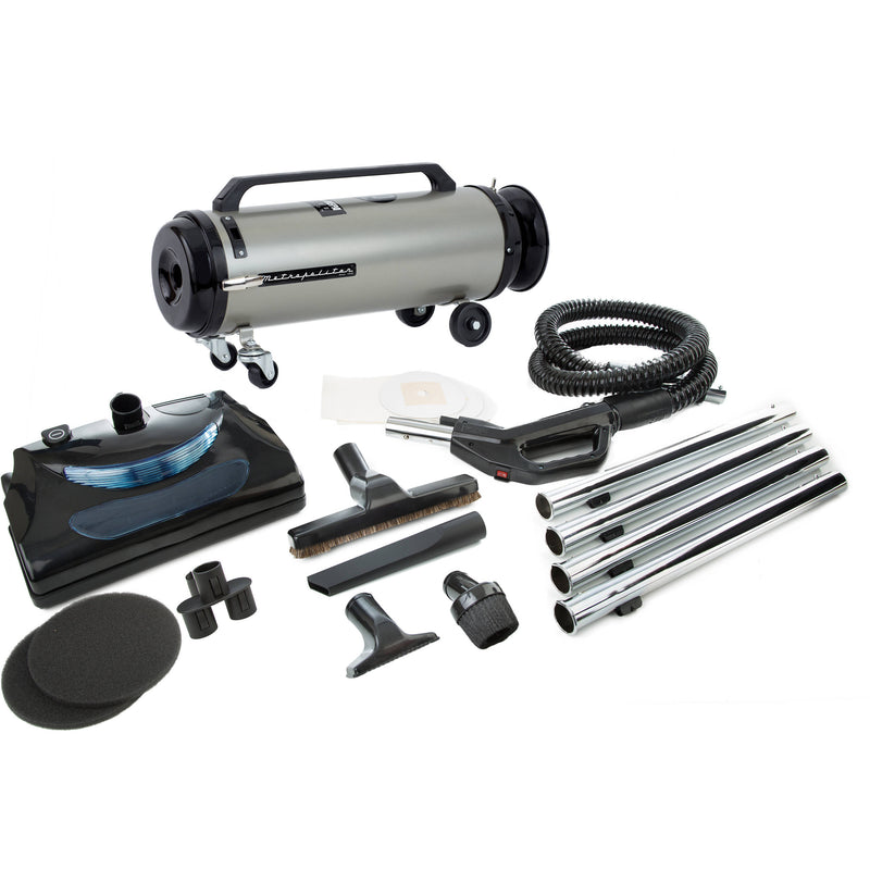 METROVAC Professional Evolution with Electric Power Nozzle 2-Speed Full-Size Canister Vacuum