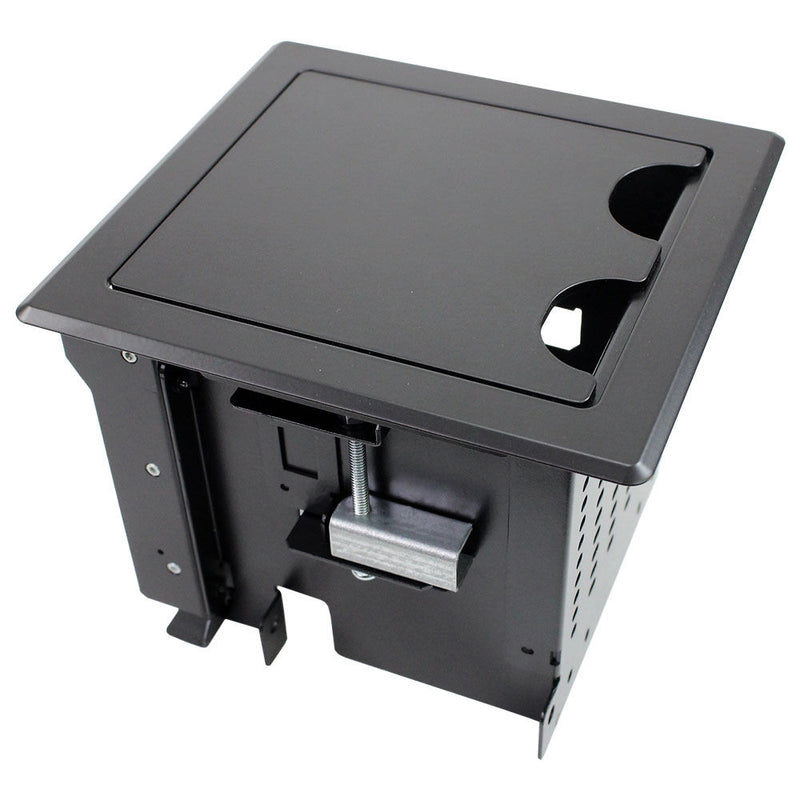 FSR 3 Section Table Box with 1 Universal Bracket (Brushed Anodized Black)
