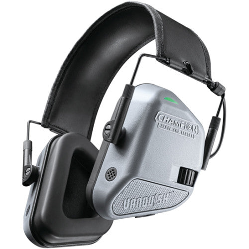 Bushnell Vanquish Electronic Hearing Protection Ear Muffs (Gray)