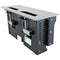 FSR RT6-R2-ALM Unity Rectangle In-Table Box for T6 Brackets & TBRT Cable Retractors (Aluminum)
