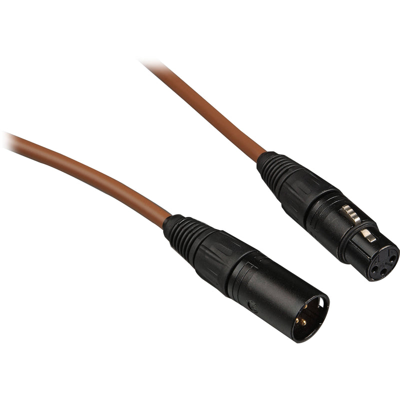 Canare L-4E6S Star Quad XLRM to XLRF Microphone Cable (15', Brown)