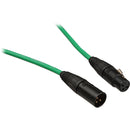 Canare L-4E6S Star Quad XLRM to XLRF Microphone Cable (50', Green)