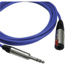 Canare Starquad TRSM-TRSF Extension Cable (Blue, 20')