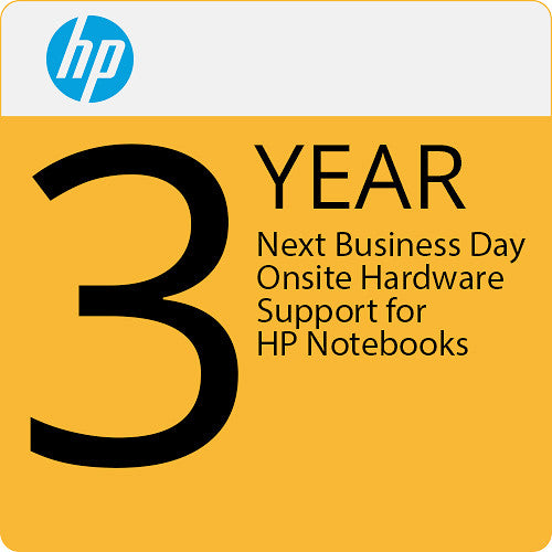HP 3-Year Next Business Day Onsite Hardware Support for Laptops