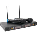 American Audio WM-219 Two-Channel UHF Wireless Handheld Microphone System