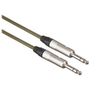 Canare Star Quad 1/4" TRS Male to 1/4" TRS Male Cable (Brown, 15')