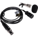 AtlasIED Unidirectional Condenser Lavalier Microphone
