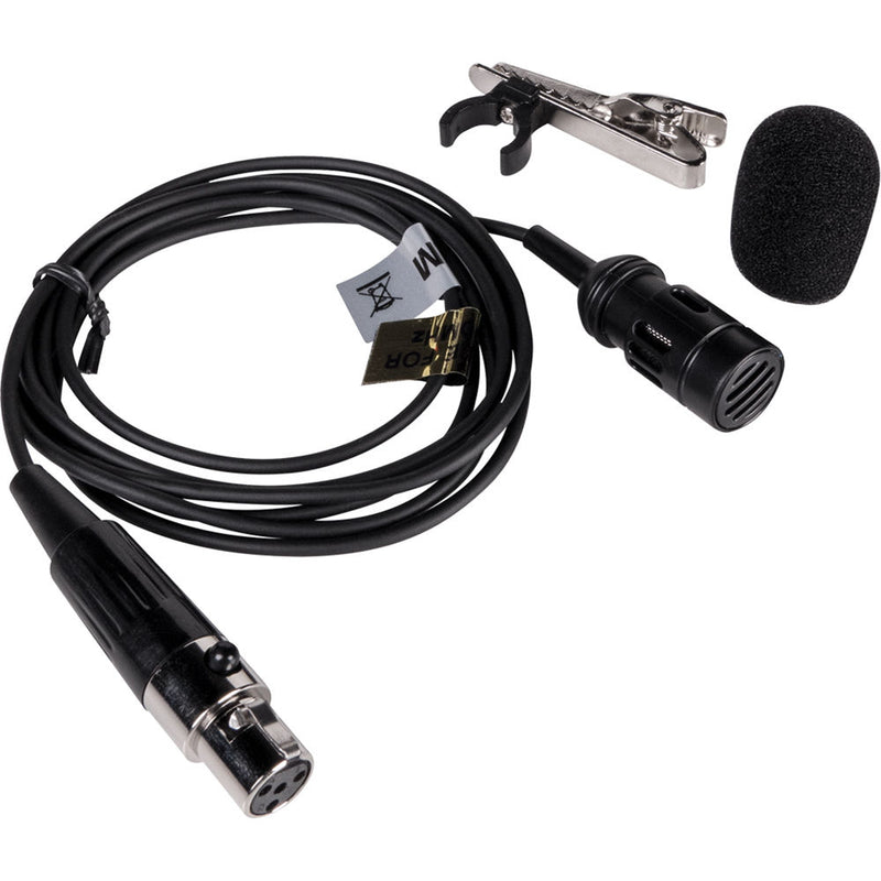 AtlasIED Unidirectional Condenser Lavalier Microphone