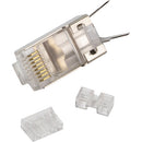 Platinum Tools RJ45 Cat 6a/7 Shielded Modular Connector (100-Pieces, Bag)