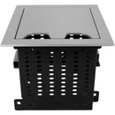 FSR 3 Section Table Box with 1 Universal Bracket (Brushed Anodized Aluminum)