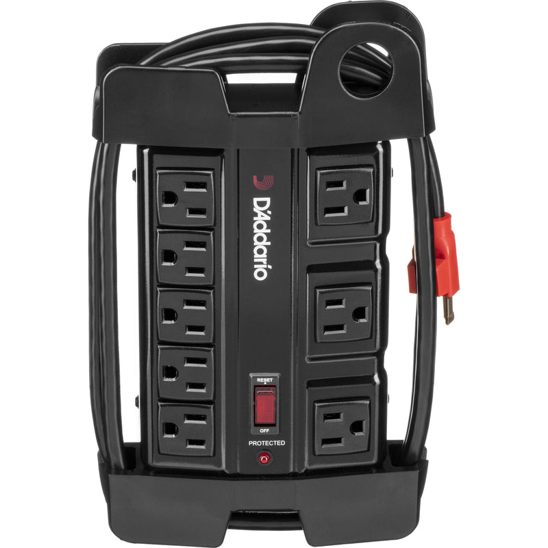 D'Addario Tour-Grade Power Base Surge Protector