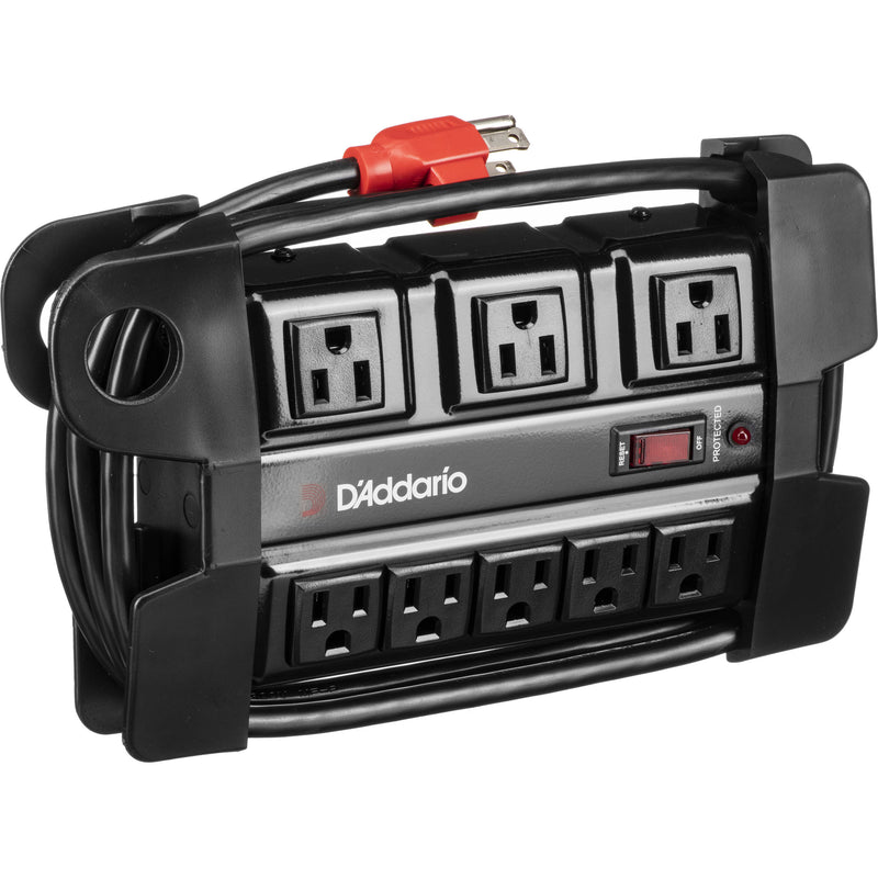 D'Addario Tour-Grade Power Base Surge Protector