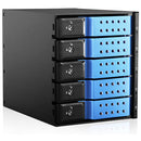 iStarUSA 3x 5.25" to 4x 3.5" 12Gb/S Cage - Blue