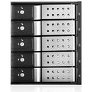 iStarUSA 3x 5.25" to 4x 3.5" 12Gb/S Cage - Silver