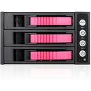 iStarUSA 2x 5.25 to 3x 3.5 12Gb/S Rack - Red