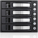 iStarUSA 3x 5.25 to 4x 3.5 12Gb/S Rack - Silver