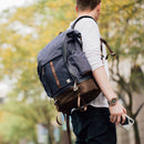 Moshi Captus Rolltop Backpack (Denim Blue)