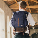 Moshi Captus Rolltop Backpack (Denim Blue)