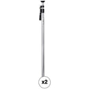 Manfrotto Short Deluxe Autopole 2 (Silver, Pair, 4.9-8.8')