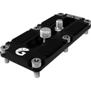 Bright Tangerine Riser for Left Field QR Baseplate for Canon C100/C300/C500 & Sony FS7/FX9