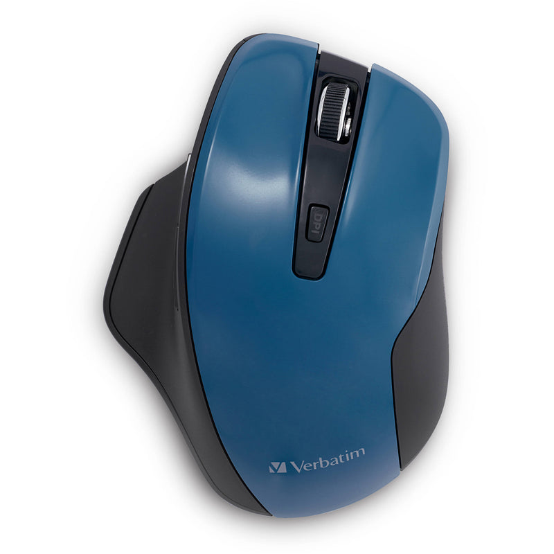 Verbatim Silent Wireless Blue LED Mouse (Dark Teal)