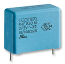 KEMET PHE840MY6470MD14R06L2 Safety Capacitor, Metallized PP, Radial Box - 2 Pin, 0.47 µF, ± 20%, X2, Through Hole
