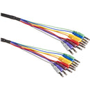 Hosa Technology CPP805 8-Channel Male 1/4" Phone to Male 1/4" Phone Snake Cable - 16' (4.9 m)