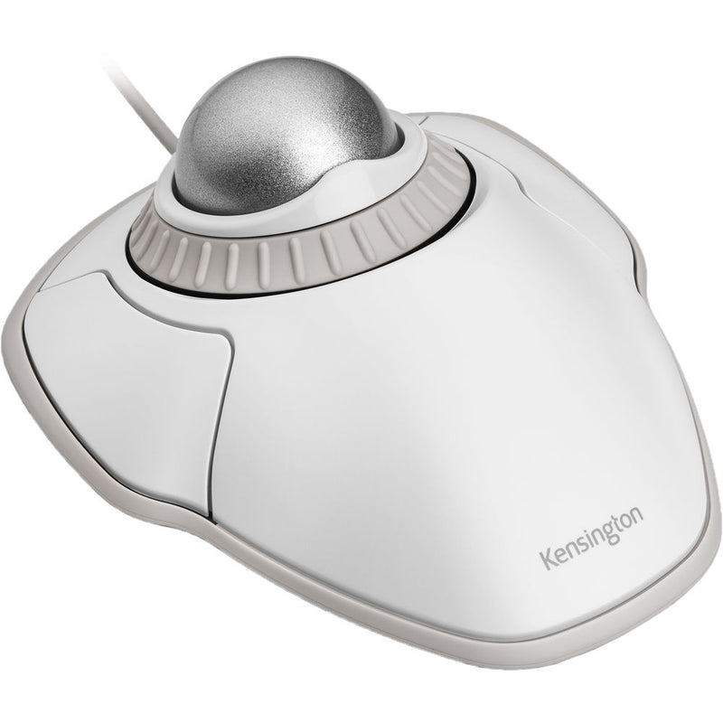 Kensington Orbit Trackball with Scroll Ring (White, Sustainable Packaging)