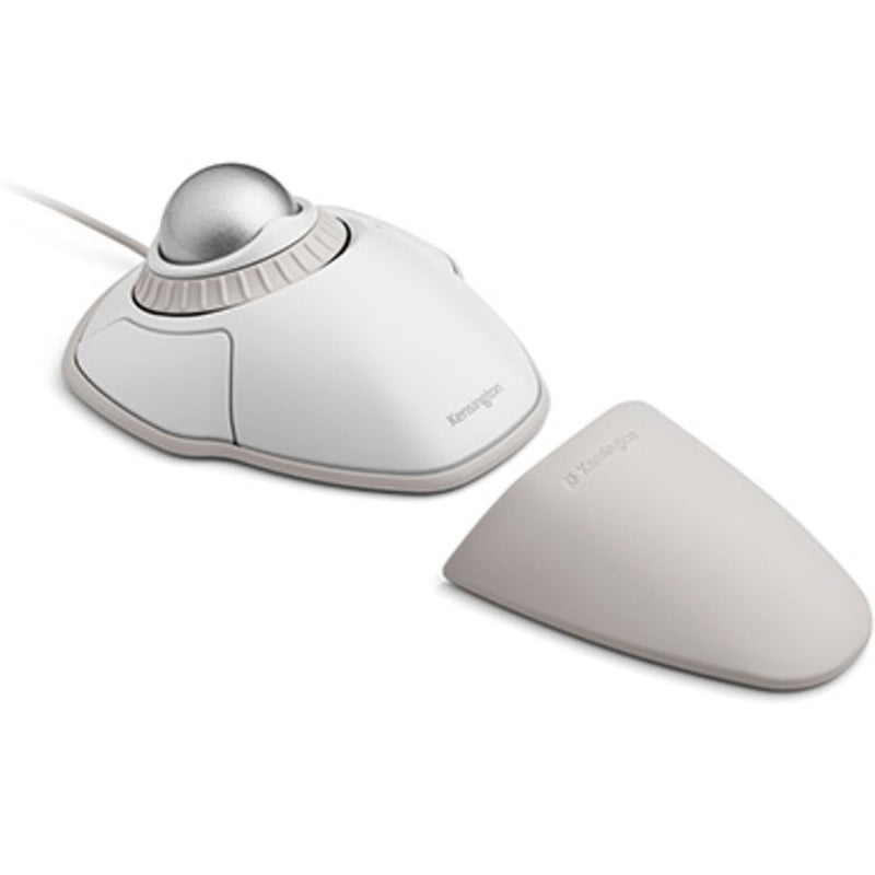 Kensington Orbit Trackball with Scroll Ring (White, Sustainable Packaging)