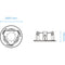 Vivotek AM-10E Recessed Mounting Kit