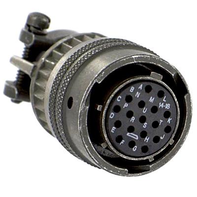 AMPHENOL AEROSPACE MS3116F14-18S CIRCULAR CONNECTOR, PLUG, SIZE 14-18 POSITION, CABLE