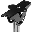 Peerless-AV Modular Series Ceiling Mount Kit for 39 to 75" Flat-Panel Displays (3', Black and Chrome)