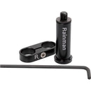 Remote Audio Rainman 2" Mic Mount Adapter(x2):with Microphone Bar and Rubber Washer